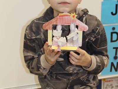 Vyrábění na vánoční tržnici