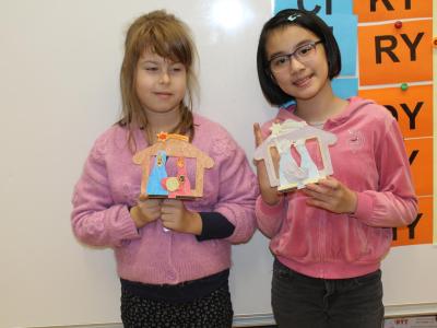 Vyrábění na vánoční tržnici