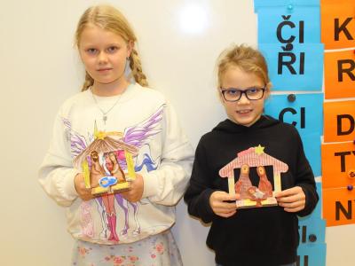 Vyrábění na vánoční tržnici