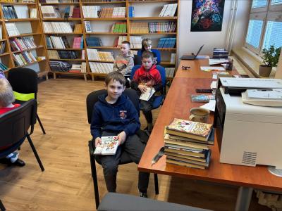 Naše první návštěva v knihovně.