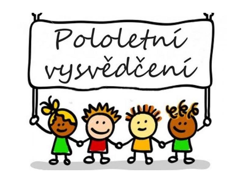 Pololetní vysvědčení